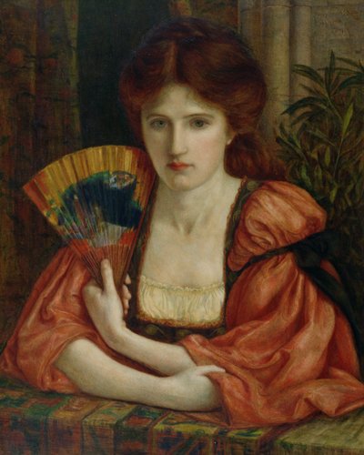 Selbstporträt von Marie Spartali Stillman